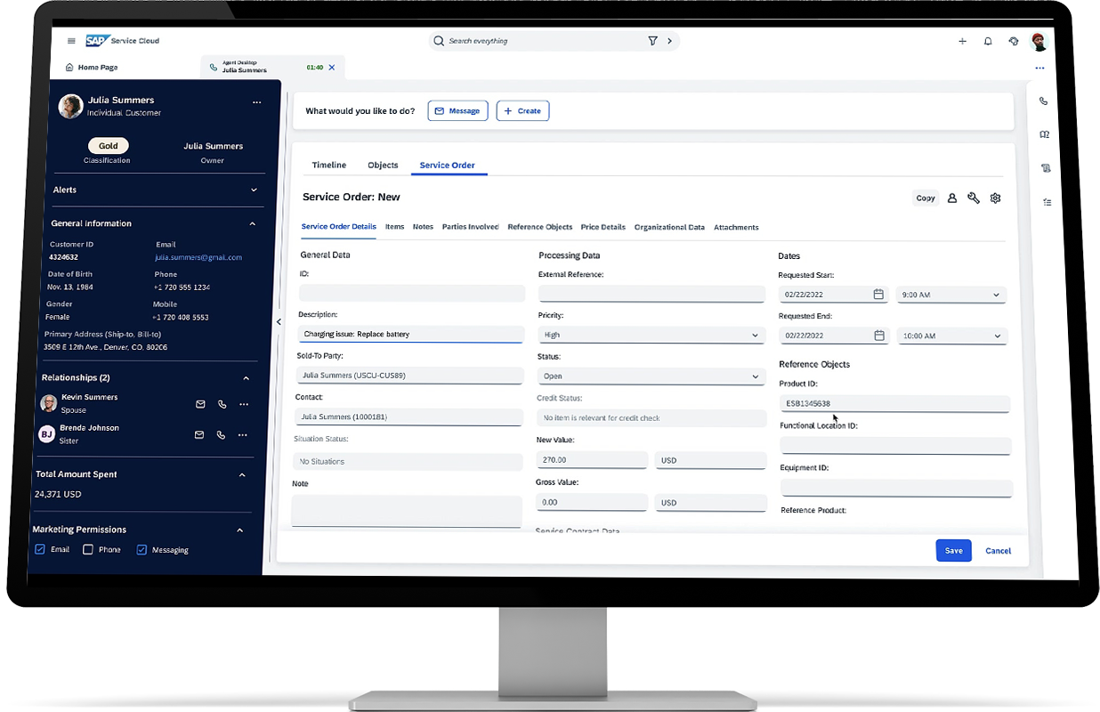 SAP Service Cloud - CorporateServe SAP Customer Experience